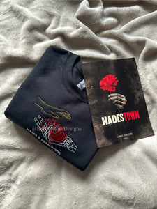 Hades & Persephone Hadestown Unisex Embroidered Sweatshirt