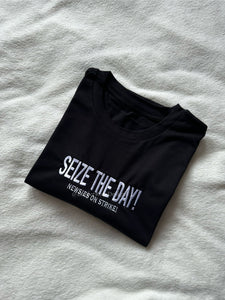 Seize The Day Newsies Unisex Embroidered T Shirt