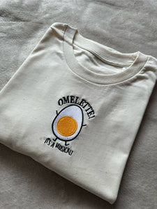 Omelette! The Musical Something Rotten Unisex Embroidered T Shirt