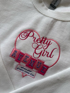 Pretty Girl Avenue House Tour Sabrina Carpenter Inspired Unisex Embroidered Sweatshirt