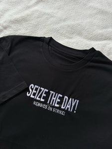 Seize The Day Newsies Unisex Embroidered T Shirt
