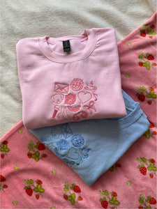 Sabrina Carpenter Inspired Unisex Embroidered Sweatshirt