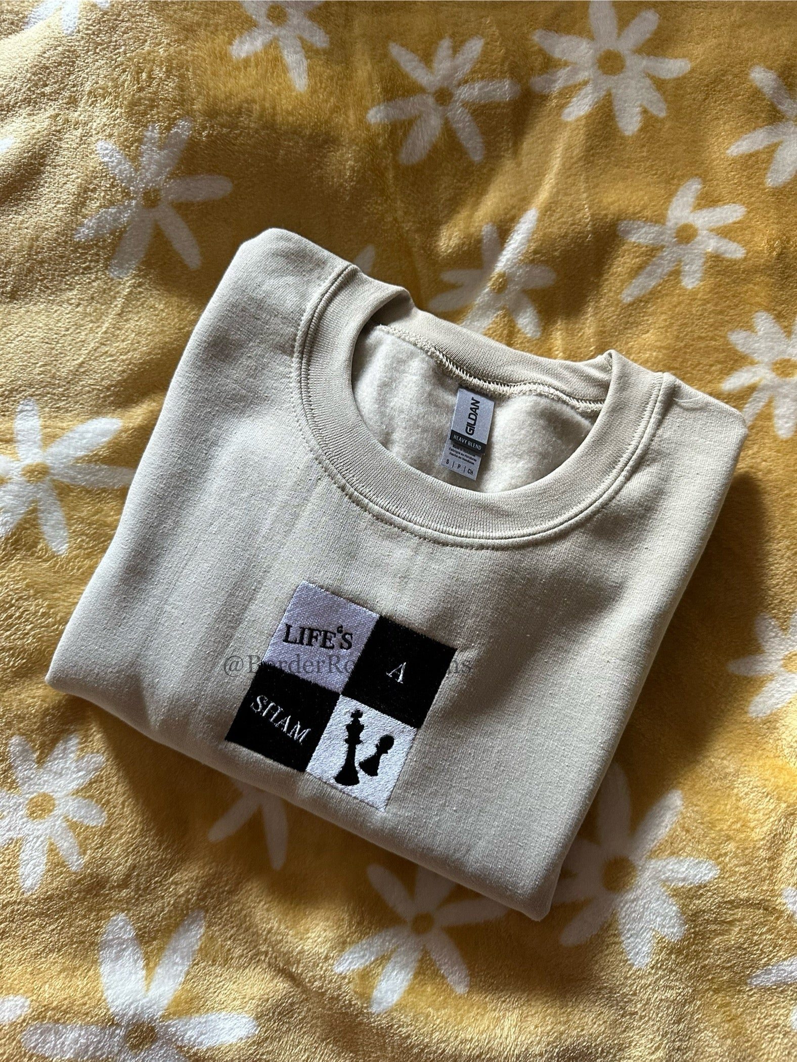 Life's A Sham Falsettos Unisex Embroidered Sweatshirt