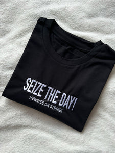 Seize The Day Newsies Unisex Embroidered T Shirt