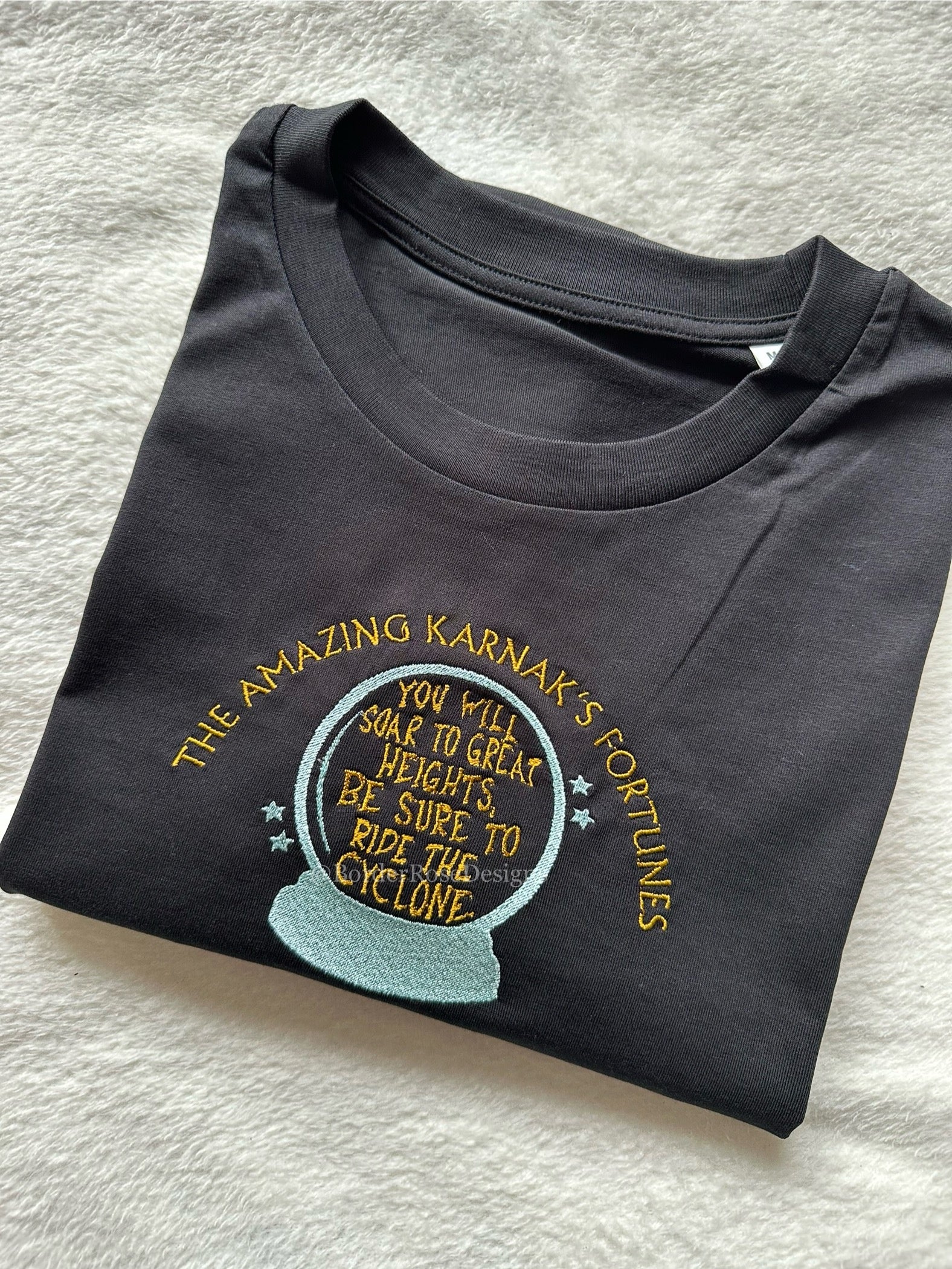 The Amazing Karnak Ride The Cyclone Unisex Embroidered T Shirt