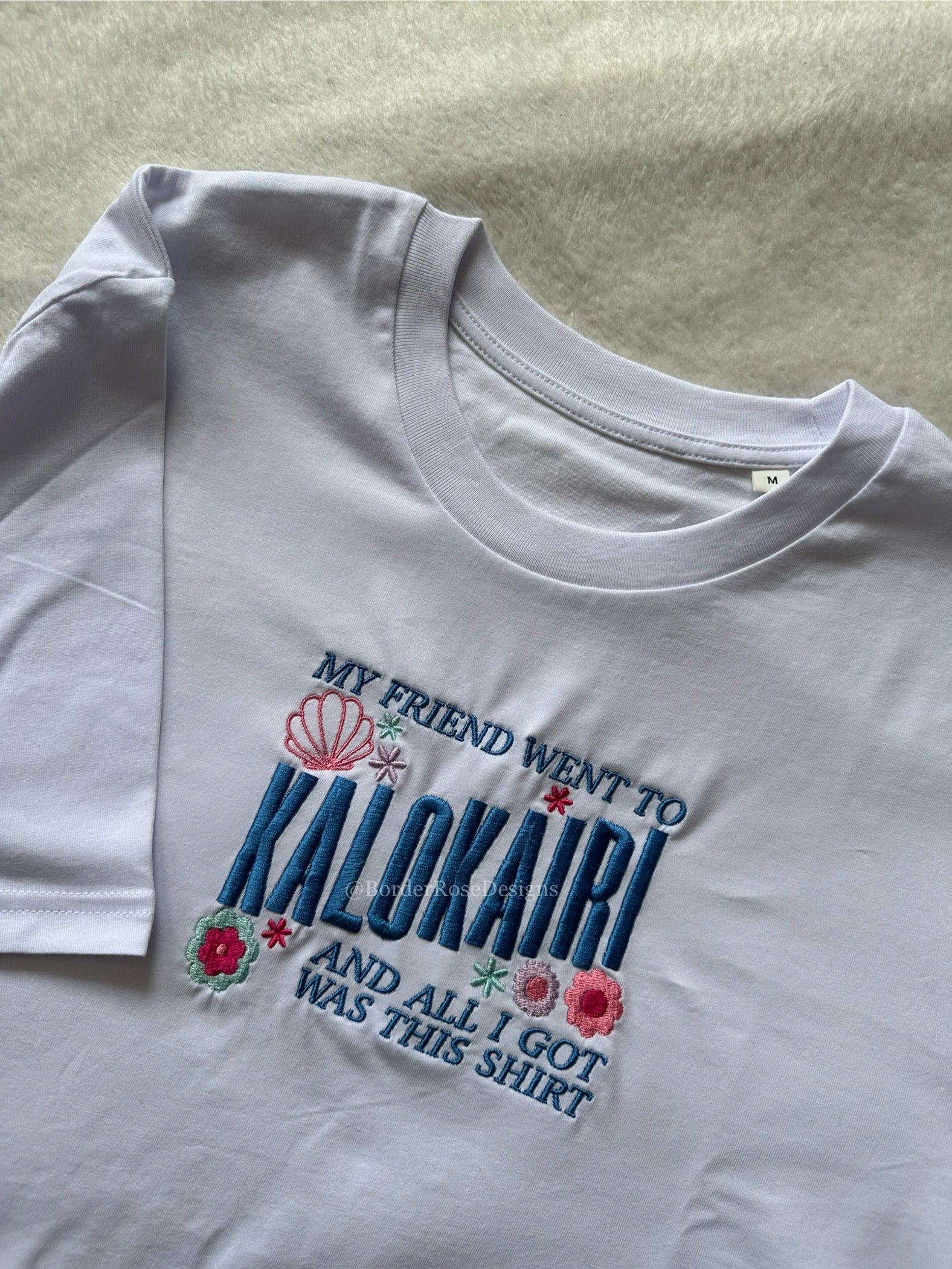 Kalokairi Souvenir Mamma Mia Unisex Embroidered T Shirt