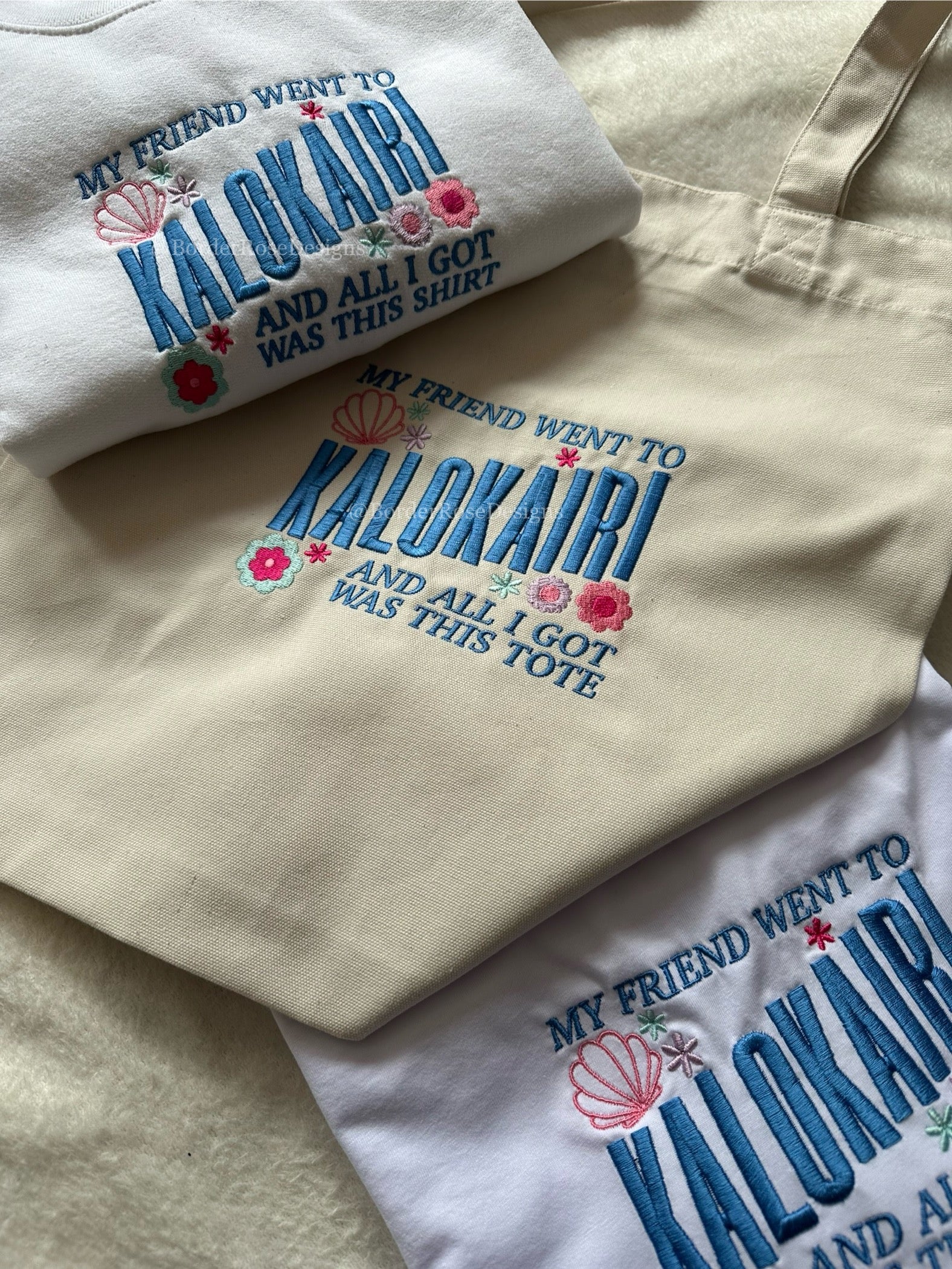 Kalokairi Souvenir Mamma Mia Unisex Embroidered Sweatshirt