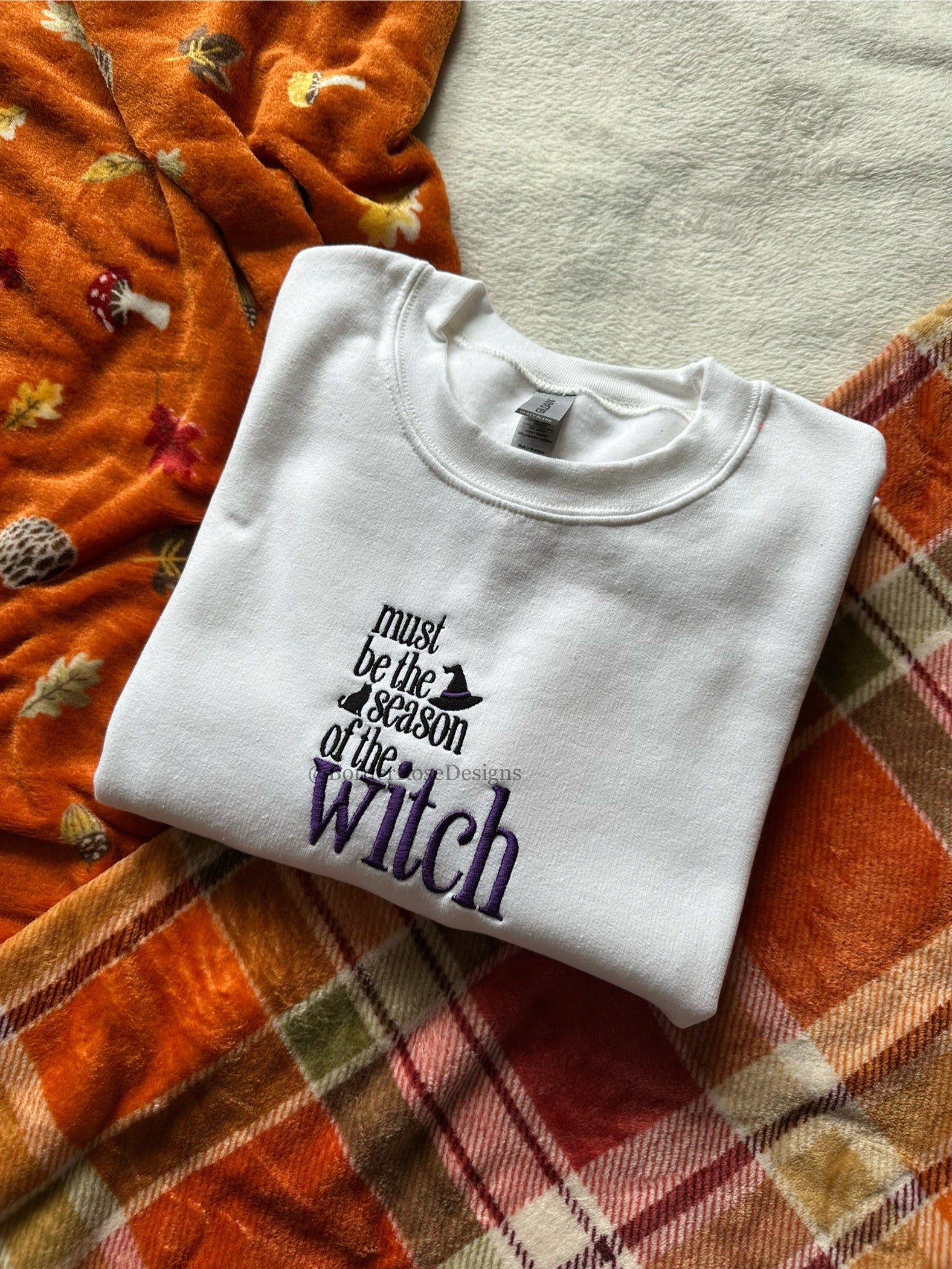 Season of the Witch Unisex Embroidered Sweatshirt