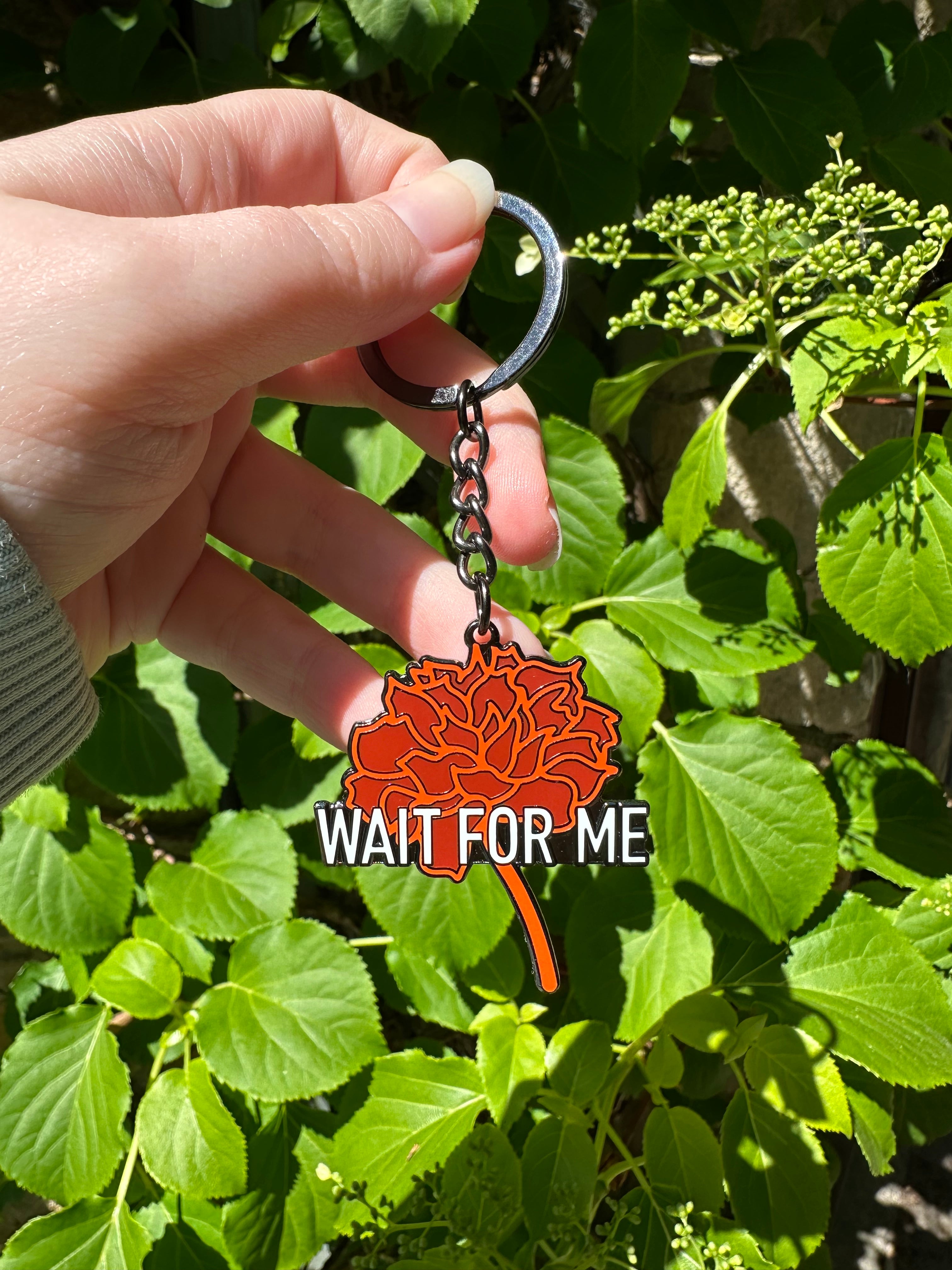 Wait For Me Hadestown Enamel Keychain