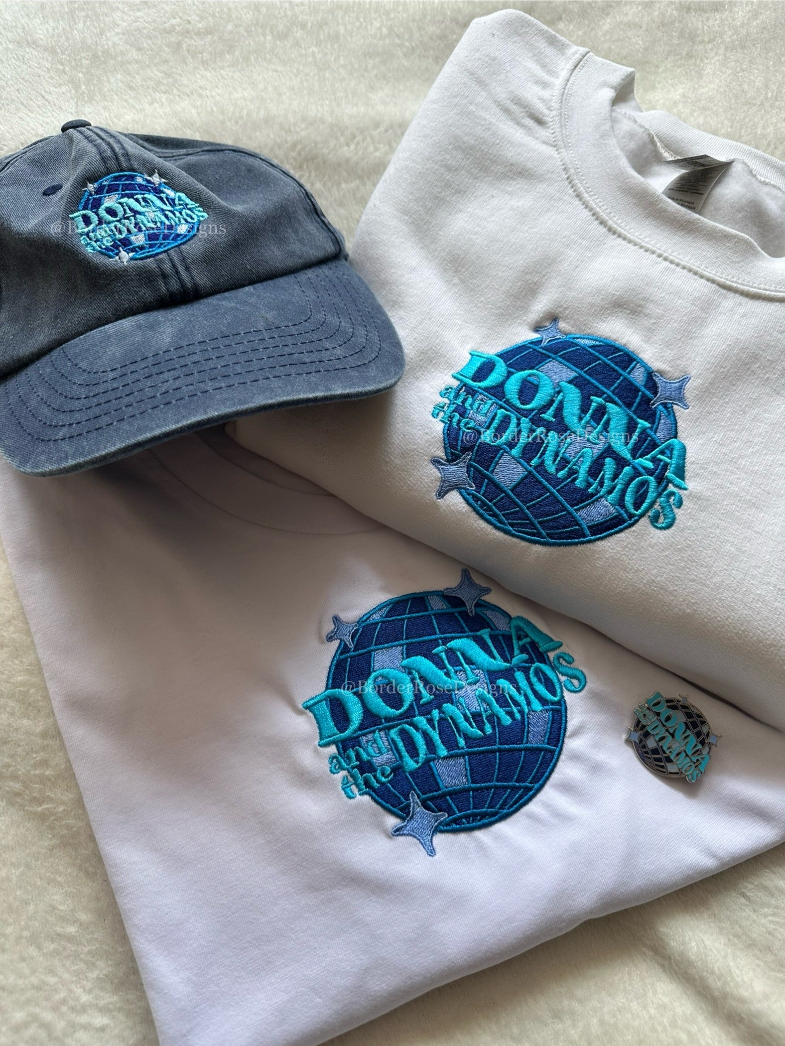 Donna and the Dynamos Mamma Mia Unisex Embroidered Sweatshirt