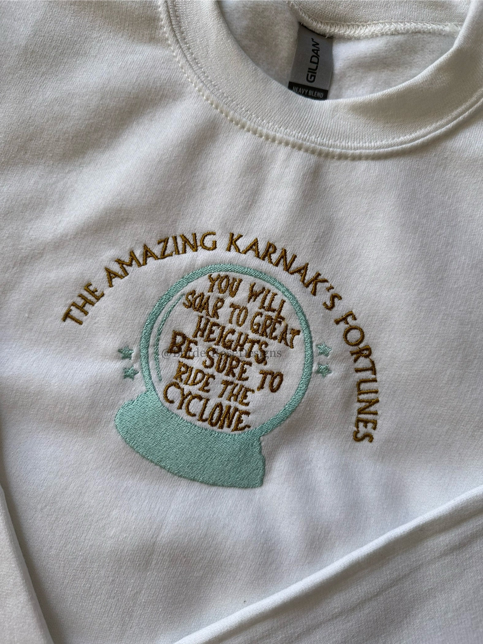 The Amazing Karnak Ride The Cyclone Unisex Embroidered Sweatshirt