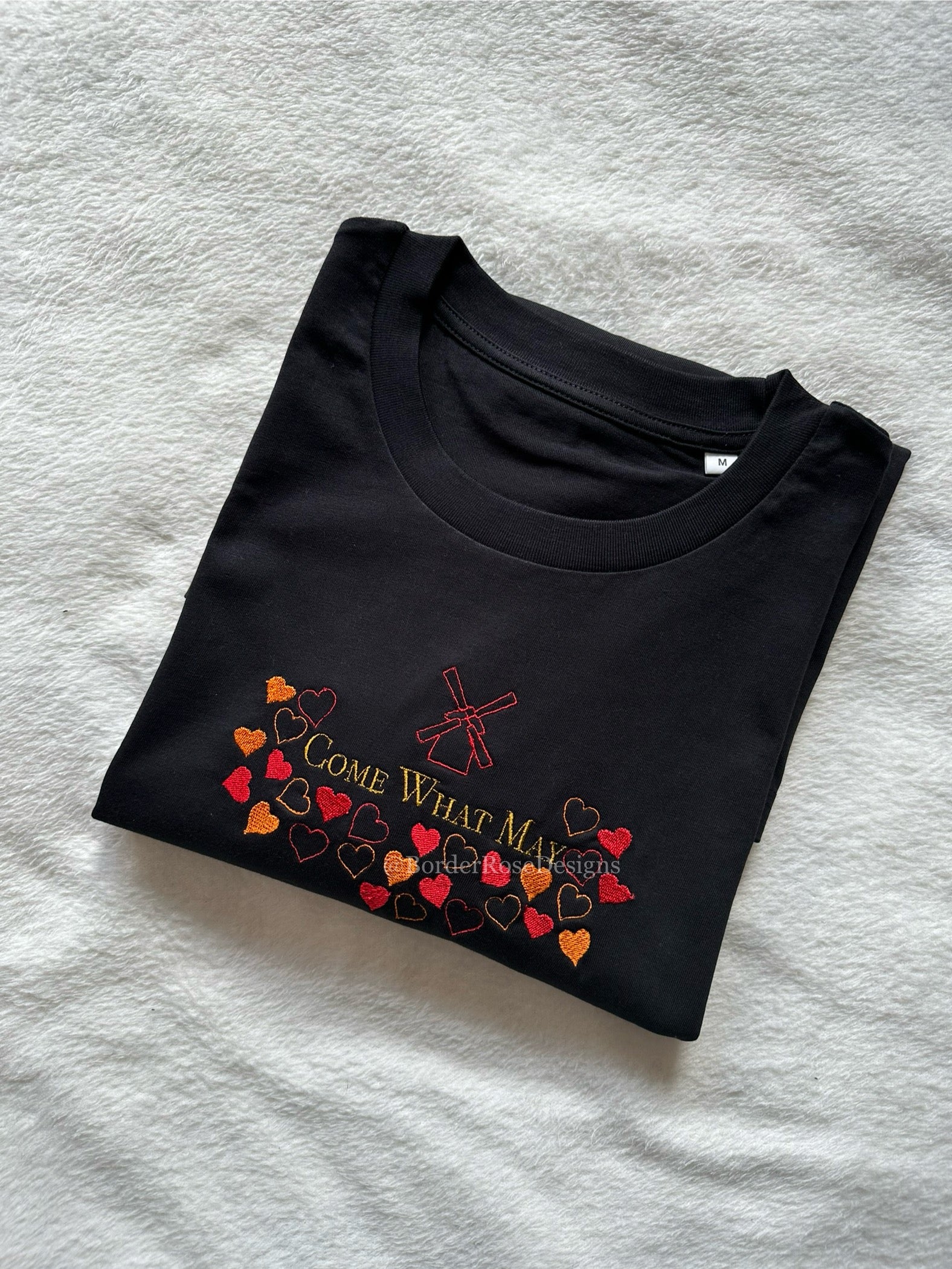 Come What May Moulin Rouge Unisex Embroidered T Shirt