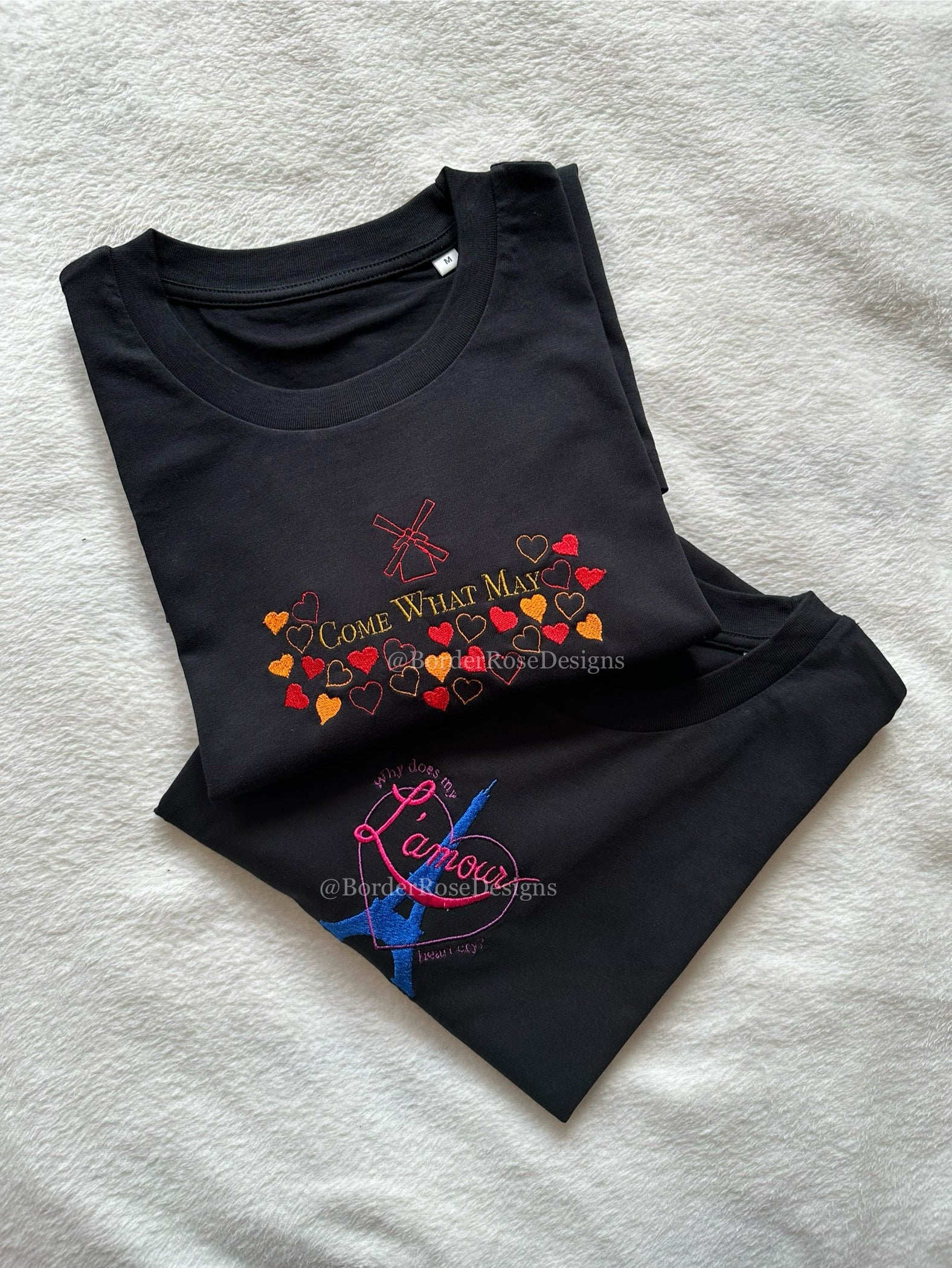 Come What May Moulin Rouge Unisex Embroidered T Shirt