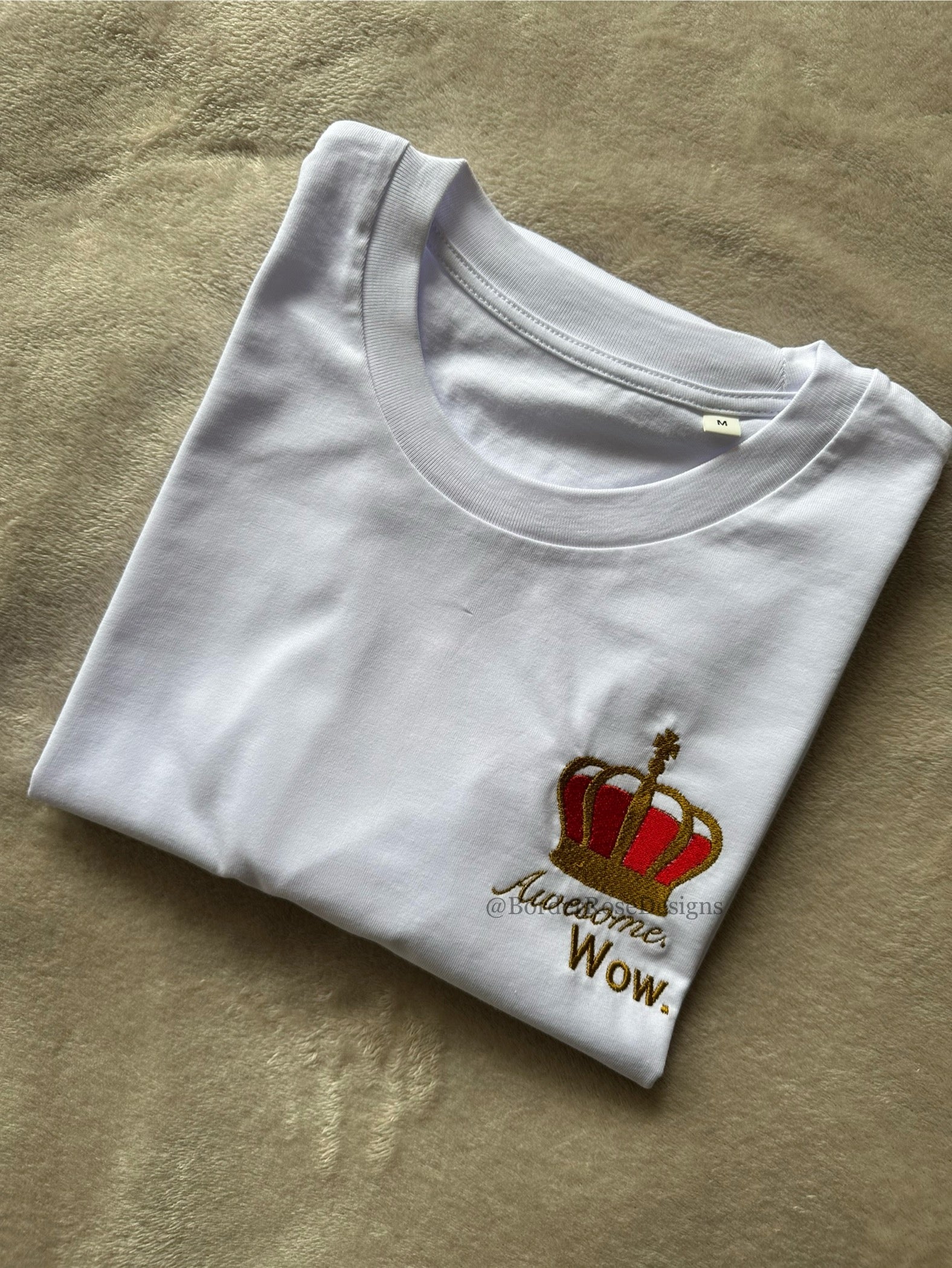 King George Hamilton Unisex Embroidered T Shirt