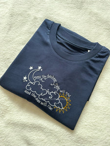 The Sun Will Rise Les Misérables Unisex Embroidered T Shirt