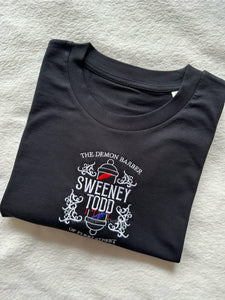 Sweeney Todd Demon Barber Unisex Embroidered T Shirt
