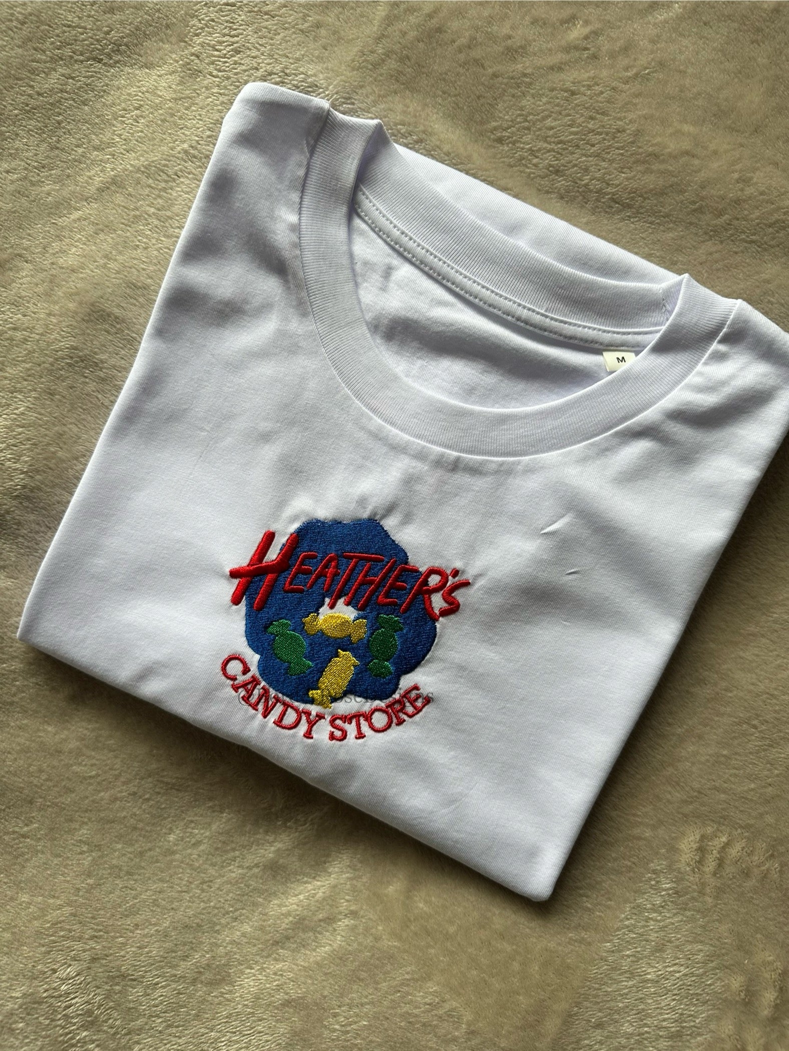 Candy Store Heathers Unisex Embroidered T Shirt
