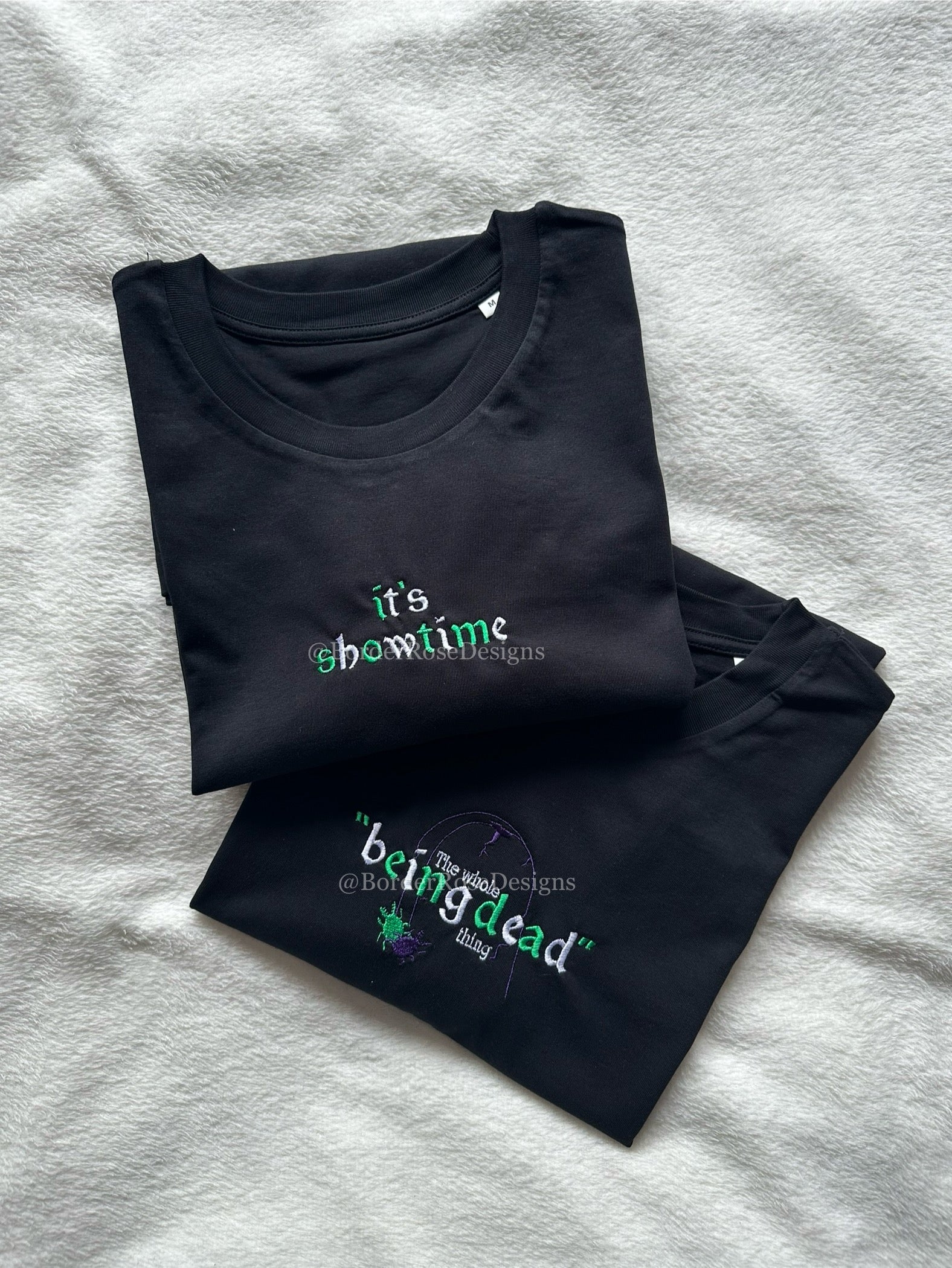 It's Showtime Beetlejuice Unisex Embroidered T Shirt