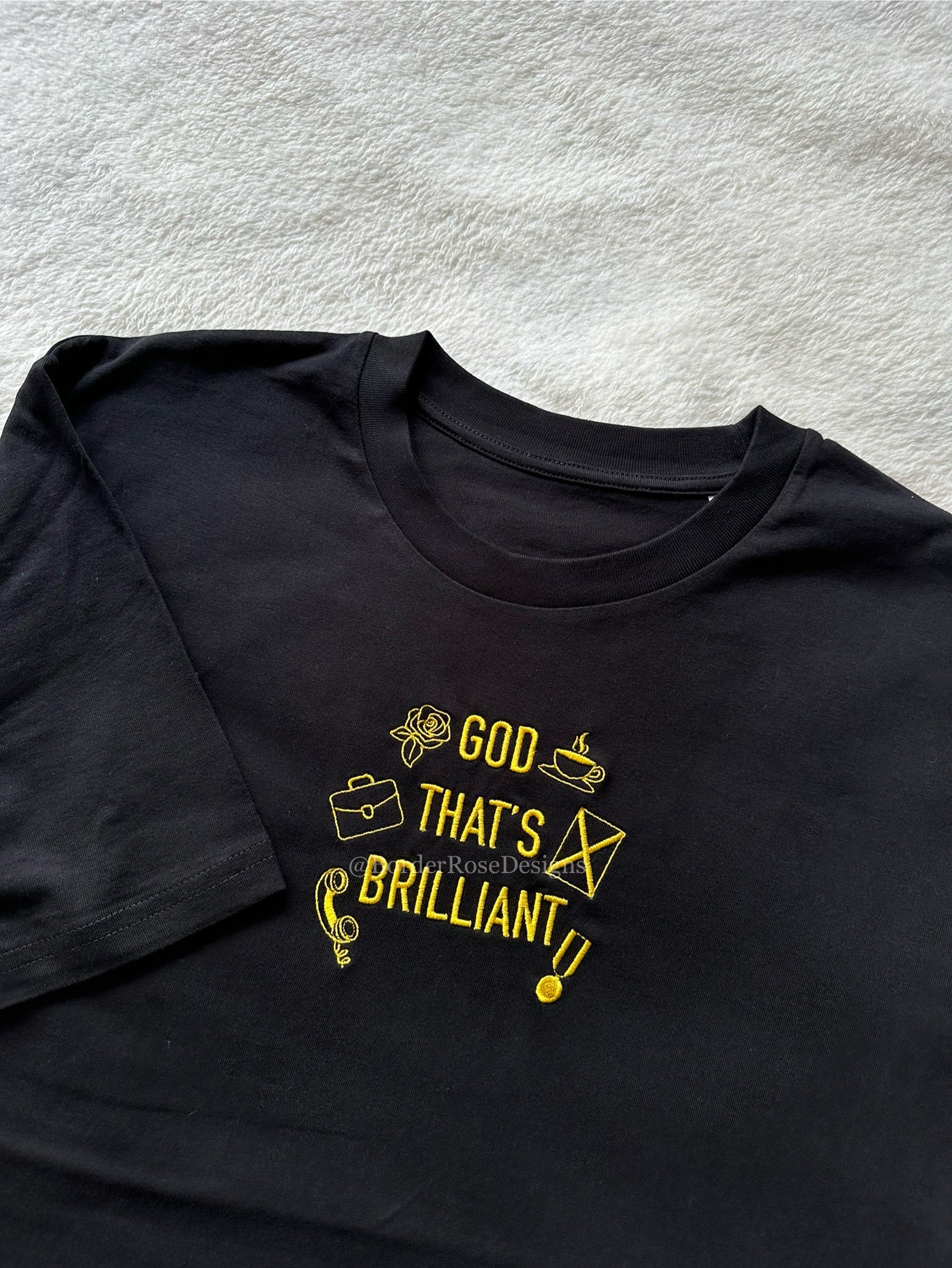 God That's Brilliant Operation Mincemeat Unisex Embroidered T Shirt