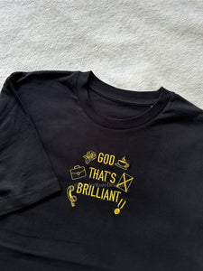 God That's Brilliant Operation Mincemeat Unisex Embroidered T Shirt