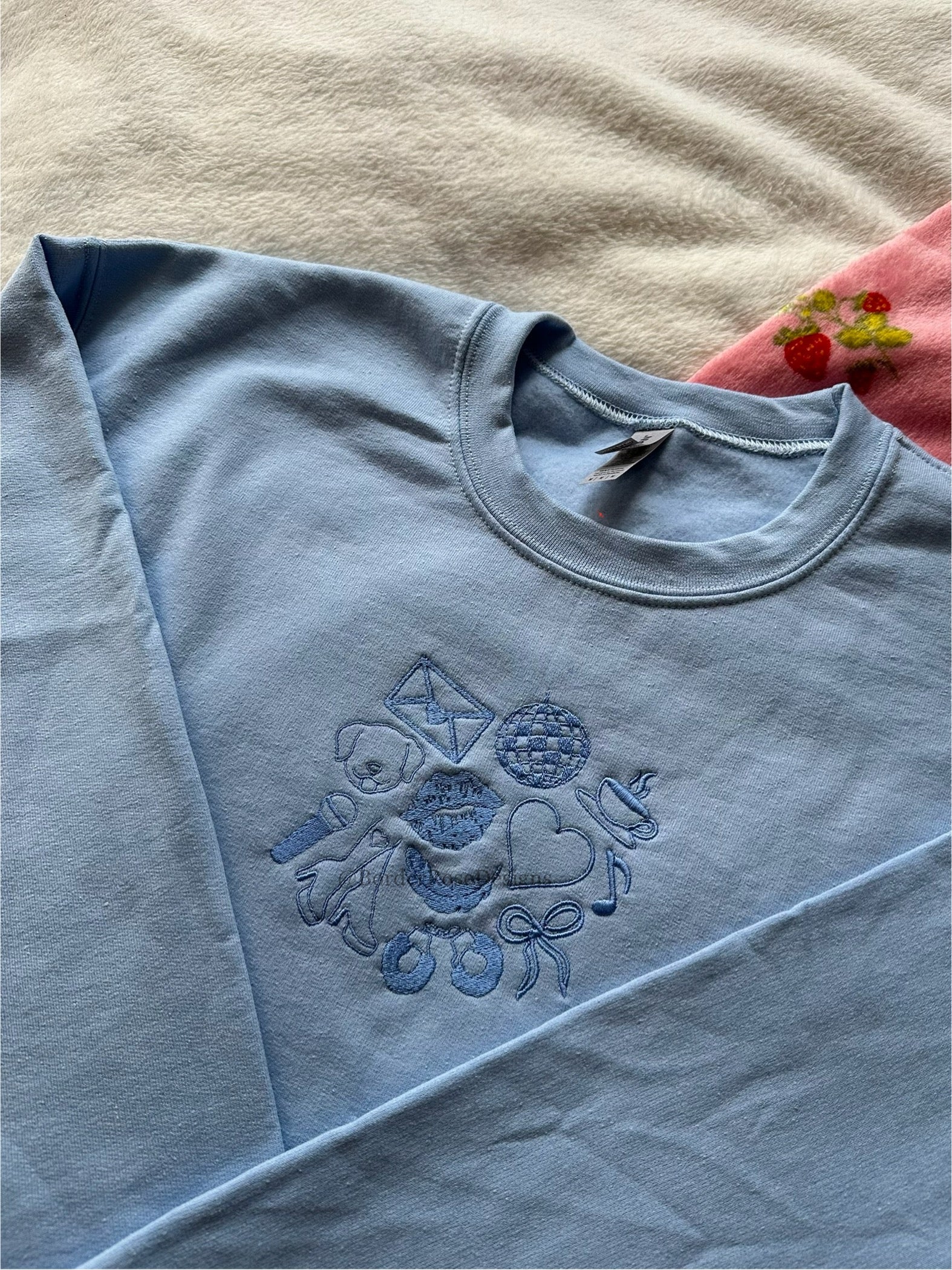 Sabrina Carpenter Inspired Unisex Embroidered Sweatshirt