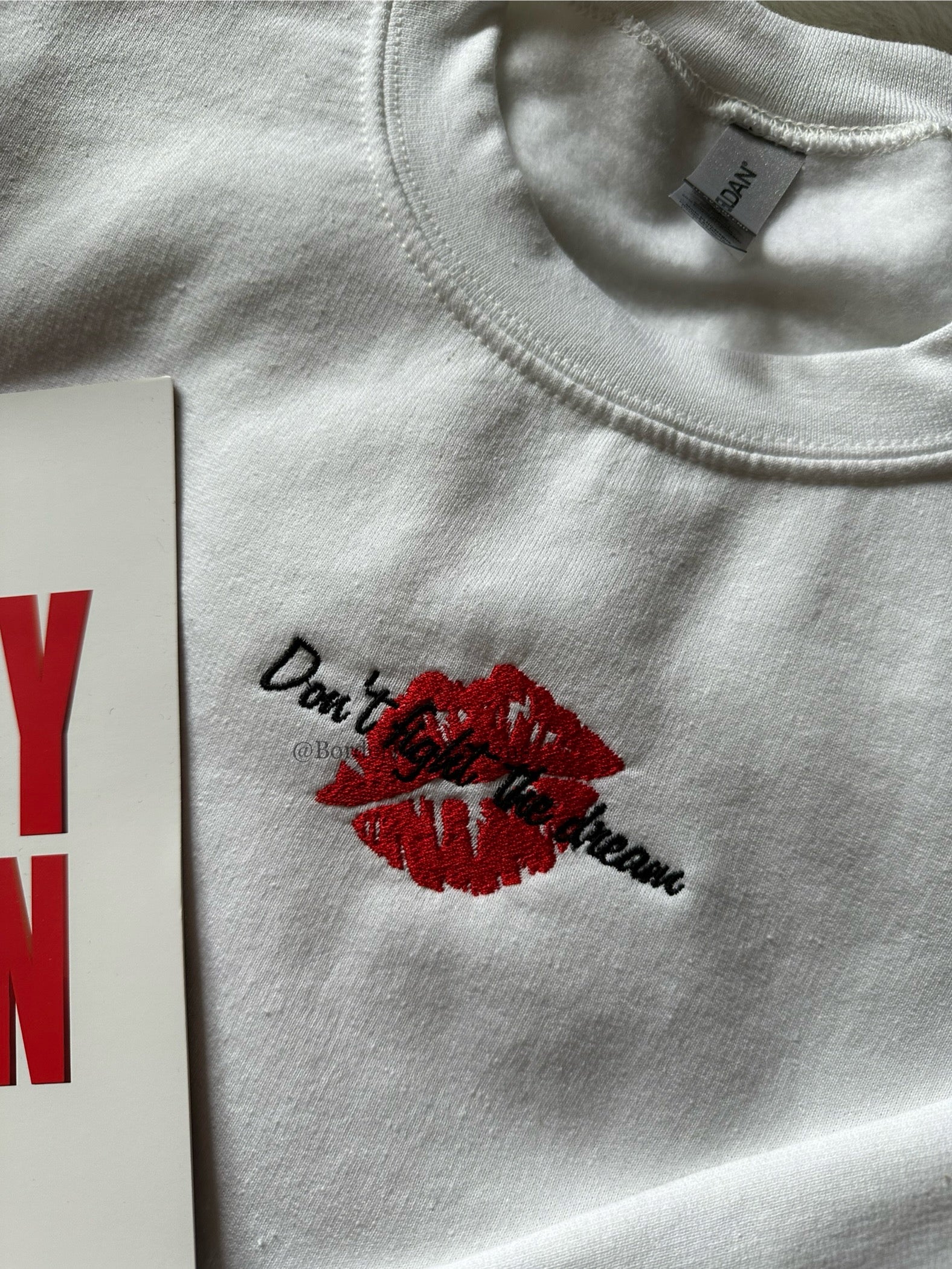 Never Give Up On A Dream Pretty Woman Musical Unisex Embroidered Sweatshirt