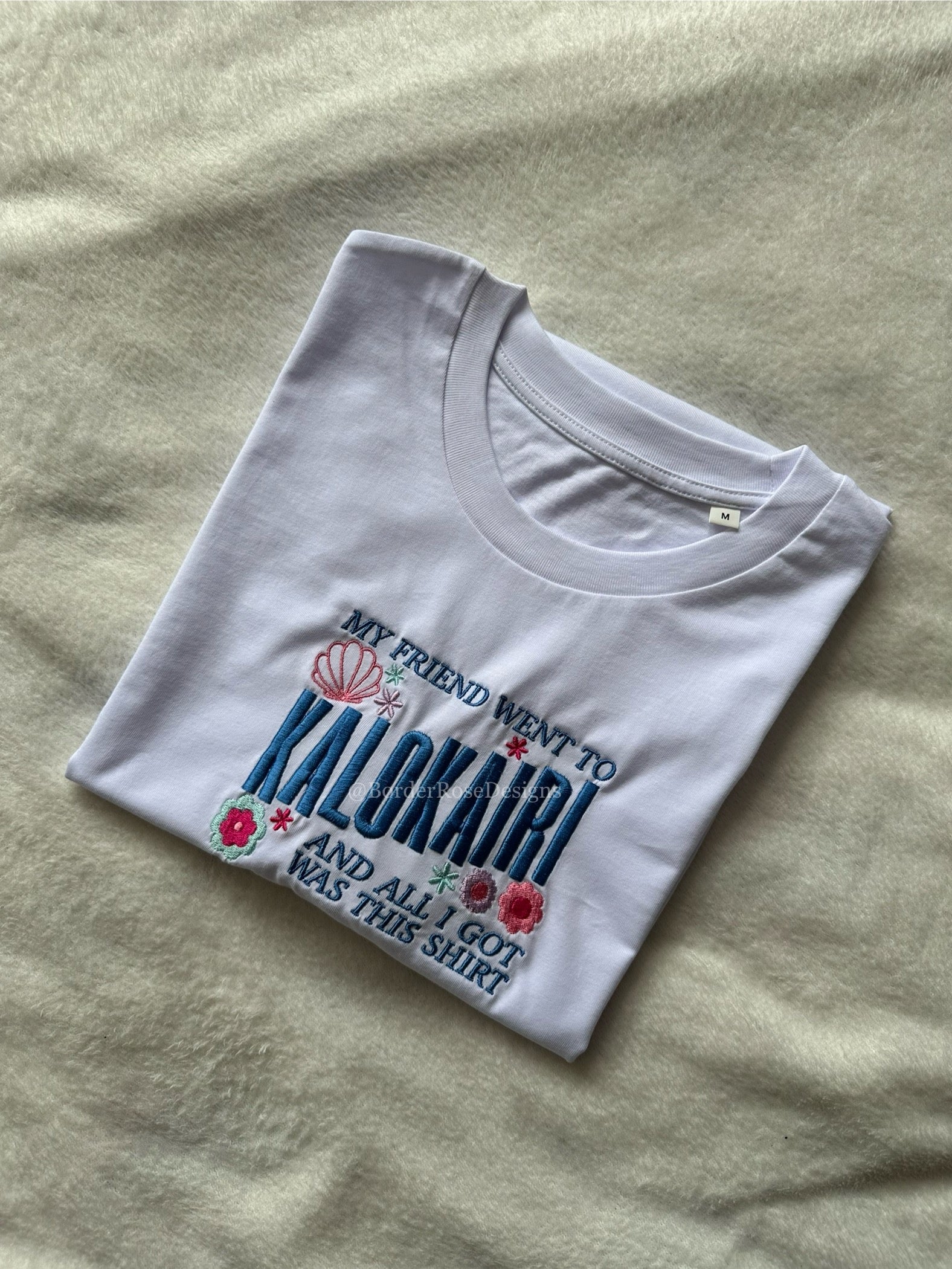Kalokairi Souvenir Mamma Mia Unisex Embroidered T Shirt
