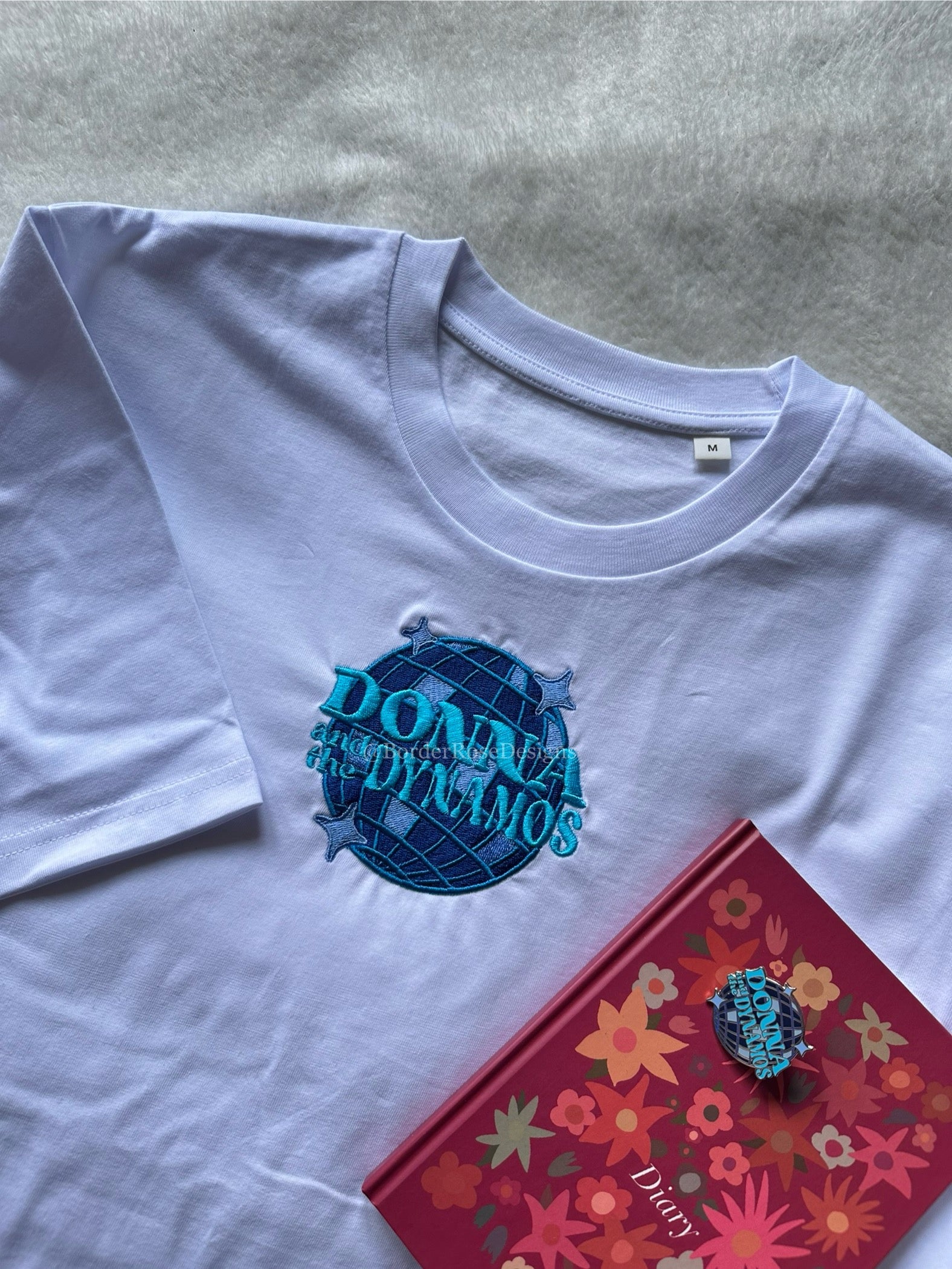 Donna and the Dynamos Mamma Mia Unisex Embroidered T Shirt