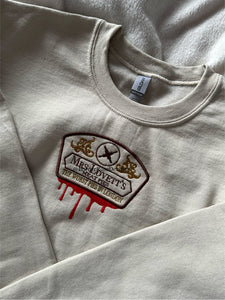 Mrs Lovett's Meat Pies Sweeney Todd Unisex Embroidered Sweatshirt