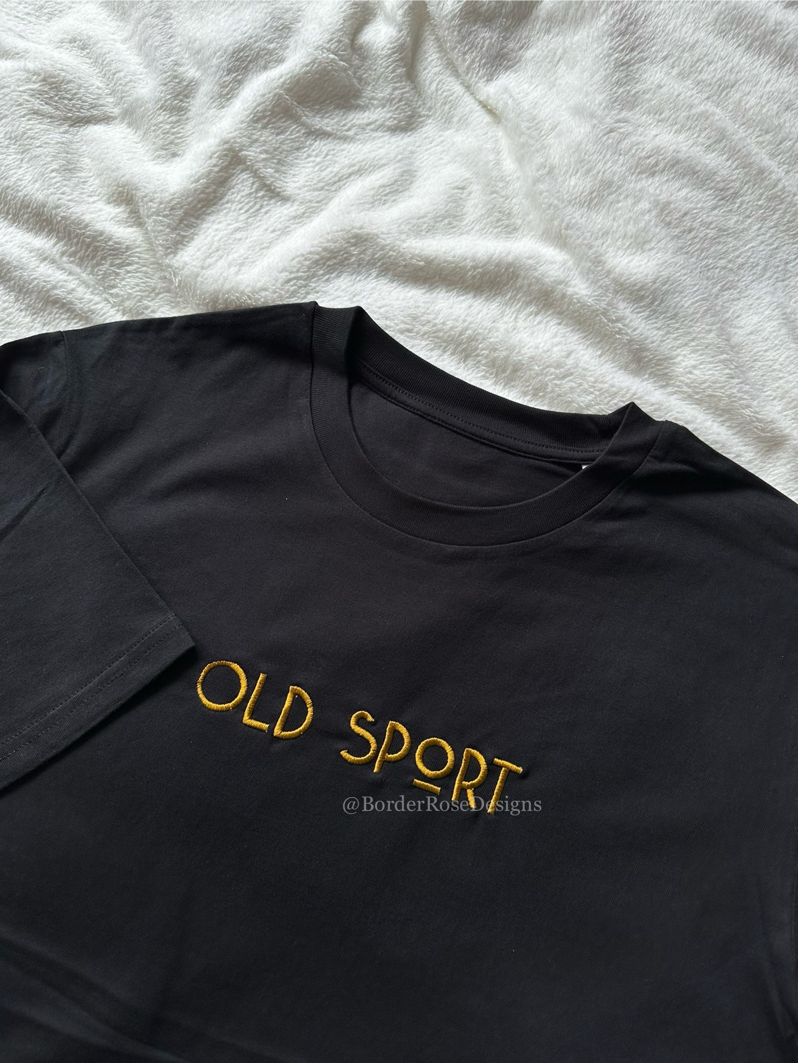Old Sport The Great Gatsby Unisex Embroidered T Shirt