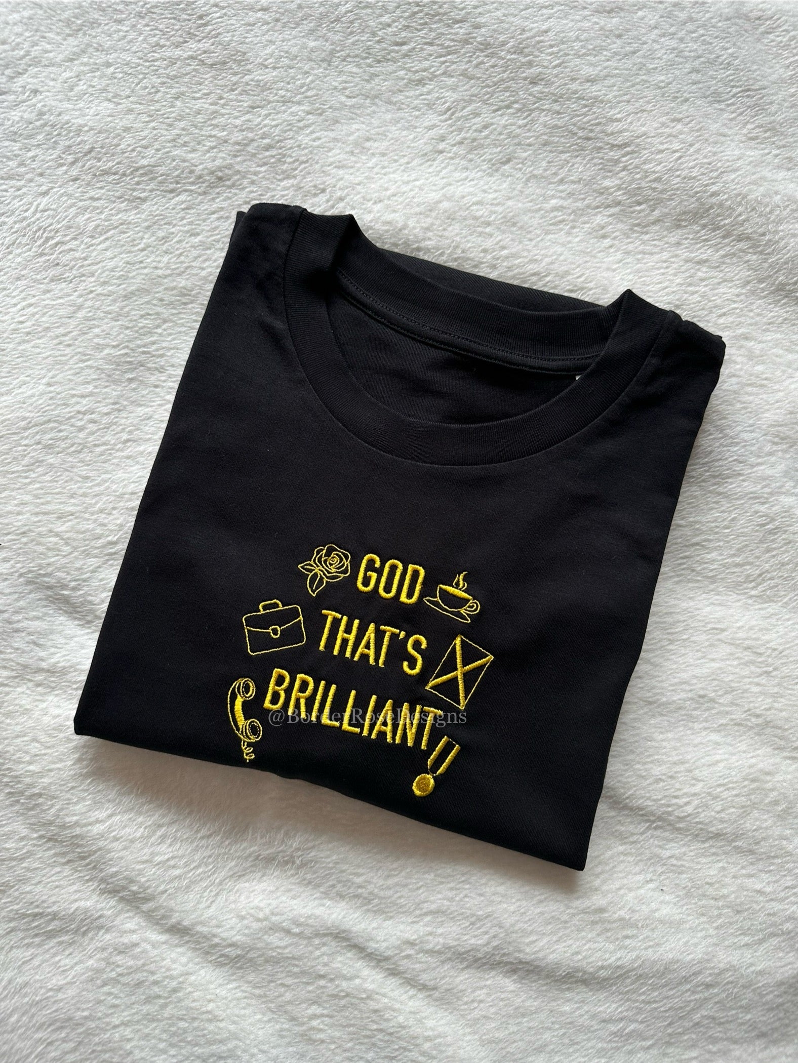 God That's Brilliant Operation Mincemeat Unisex Embroidered T Shirt