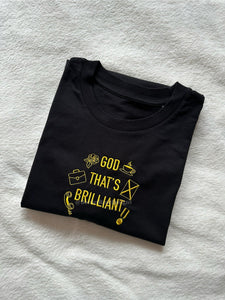 God That's Brilliant Operation Mincemeat Unisex Embroidered T Shirt