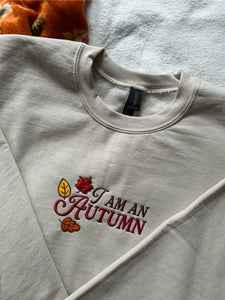 I Am An Autumn Gilmore Girls Unisex Embroidered Sweatshirt