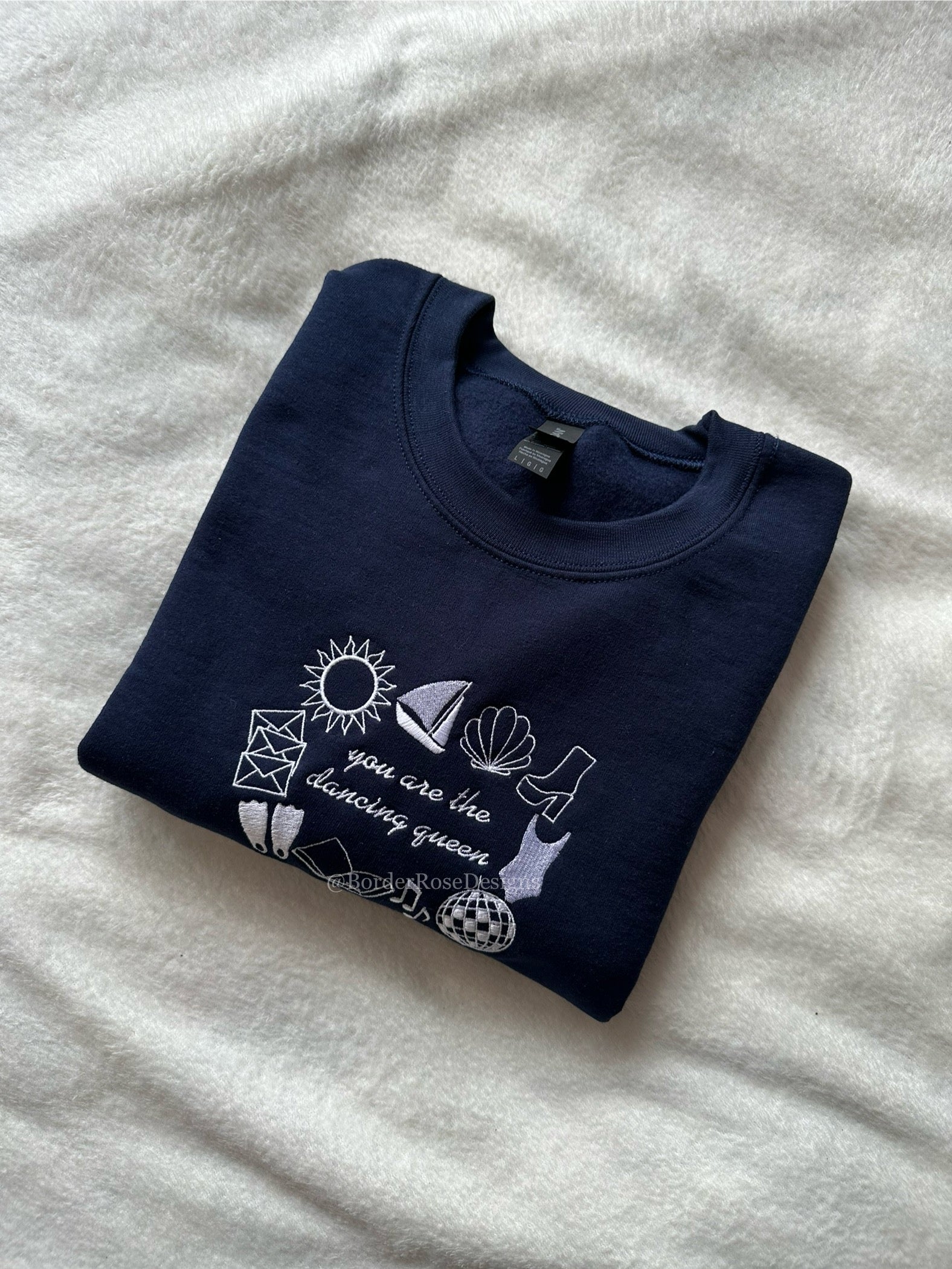You Are The Dancing Queen Mamma Mia Unisex Embroidered Sweatshirt