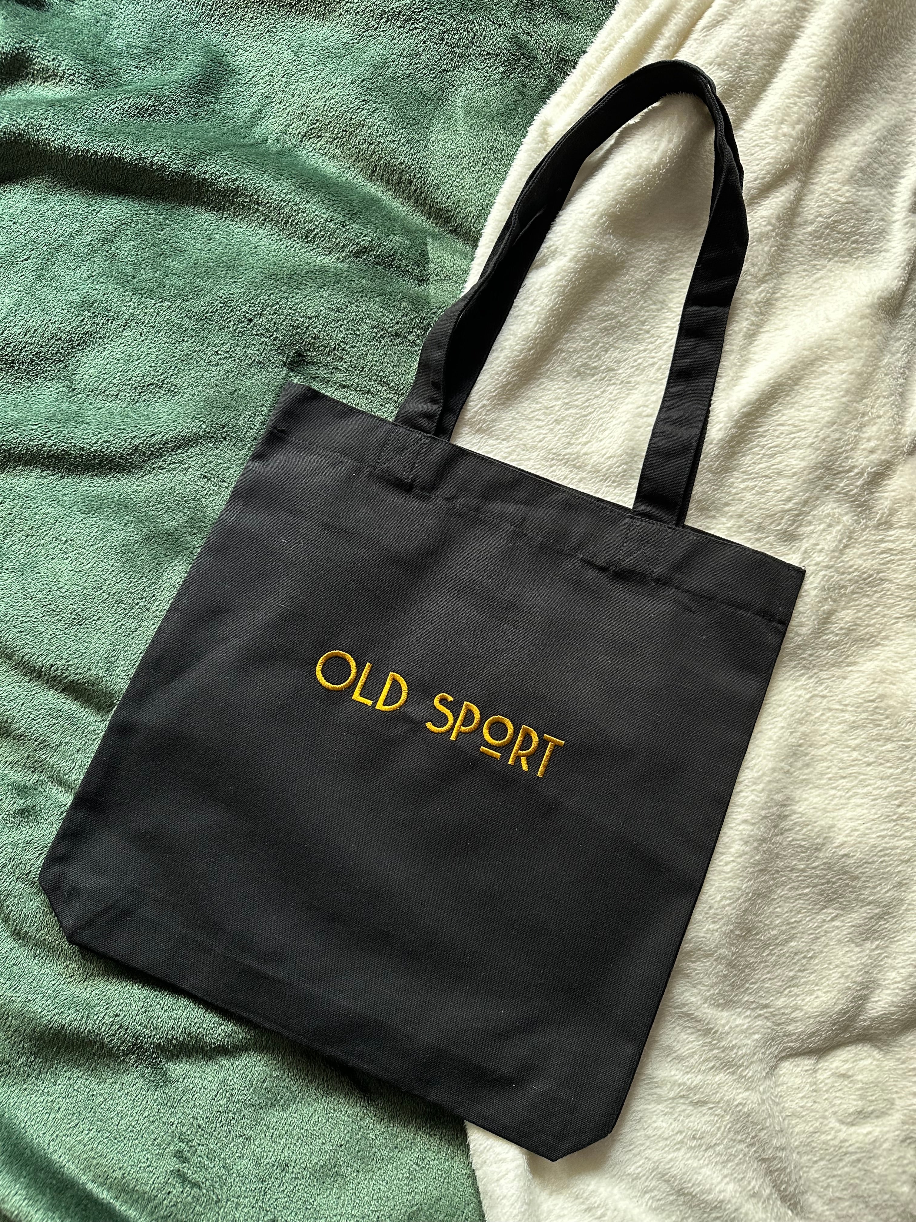 Old Sport Great Gatsby Embroidered Tote Bag