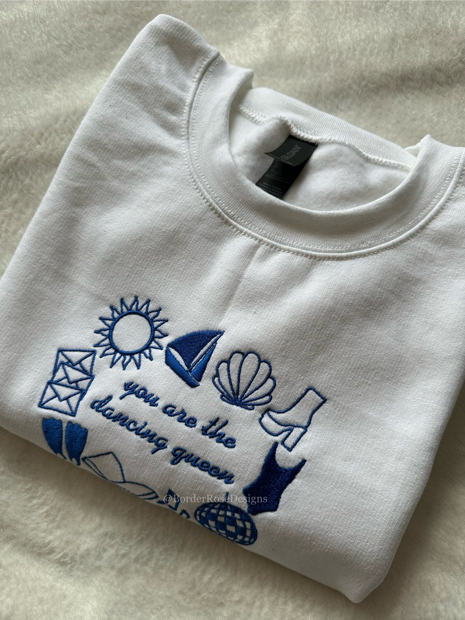 You Are The Dancing Queen Mamma Mia Unisex Embroidered Sweatshirt