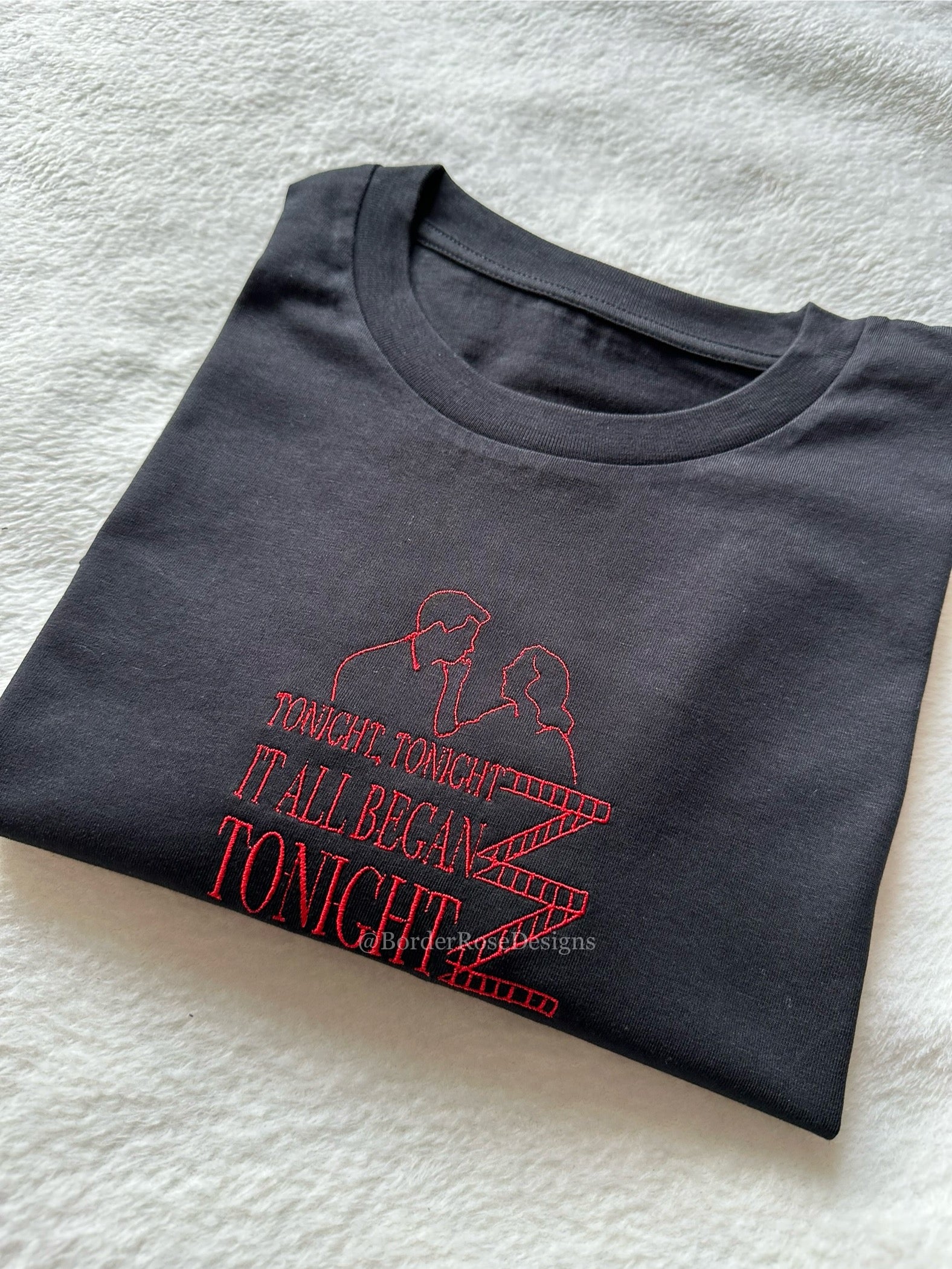 West Side Story Tonight Unisex Embroidered T Shirt