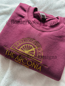 The Arconia OMITB Unisex Embroidered Sweatshirt