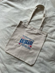 Kalokairi Souvenir Embroidered Tote Bag