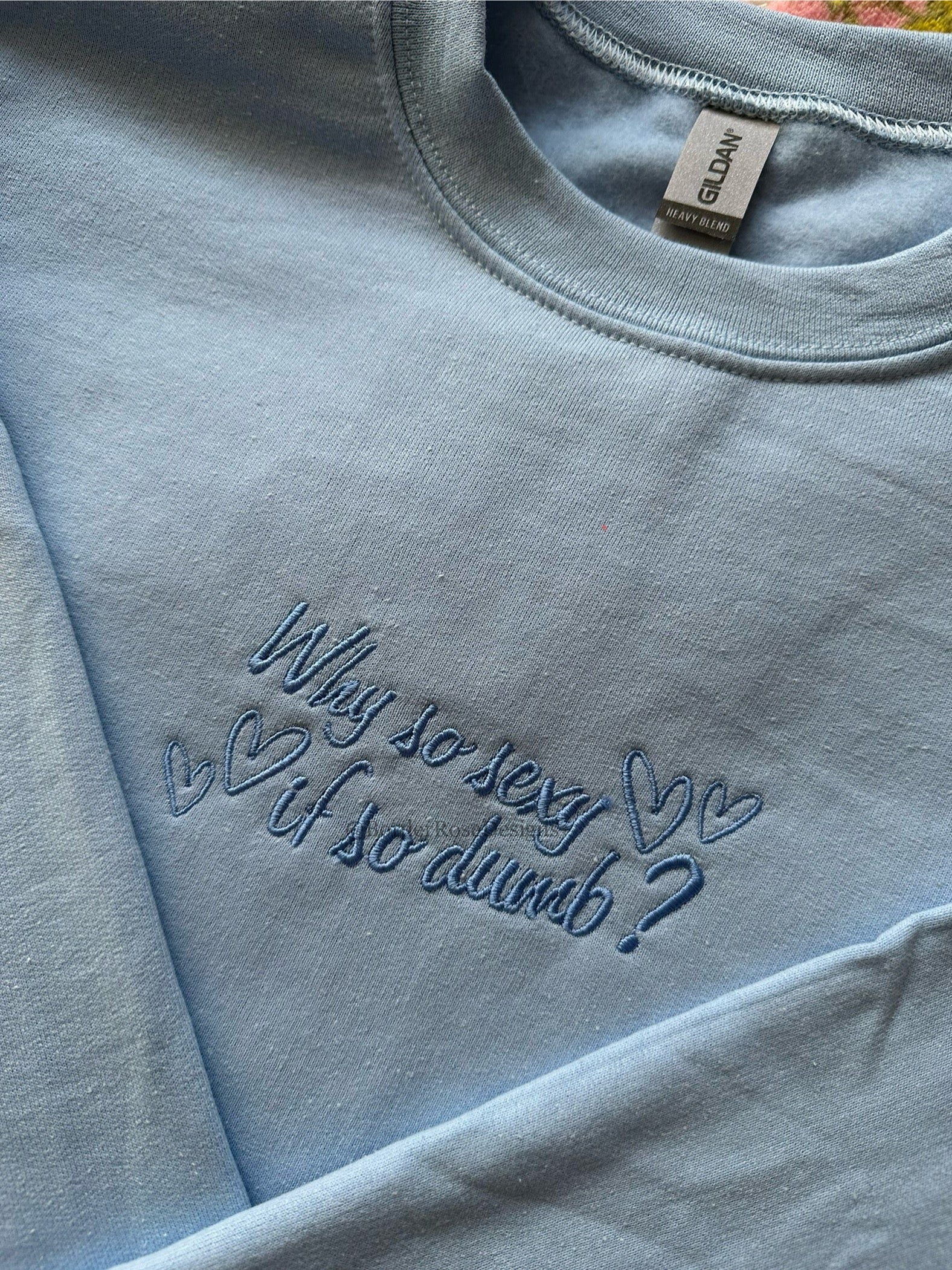 Why So Sexy? Sabrina Carpenter Inspired Unisex Embroidered Sweatshirt (Copy)