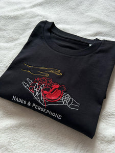 Hades & Persephone Hadestown Unisex Embroidered T Shirt
