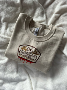 Mrs Lovett's Meat Pies Sweeney Todd Unisex Embroidered Sweatshirt