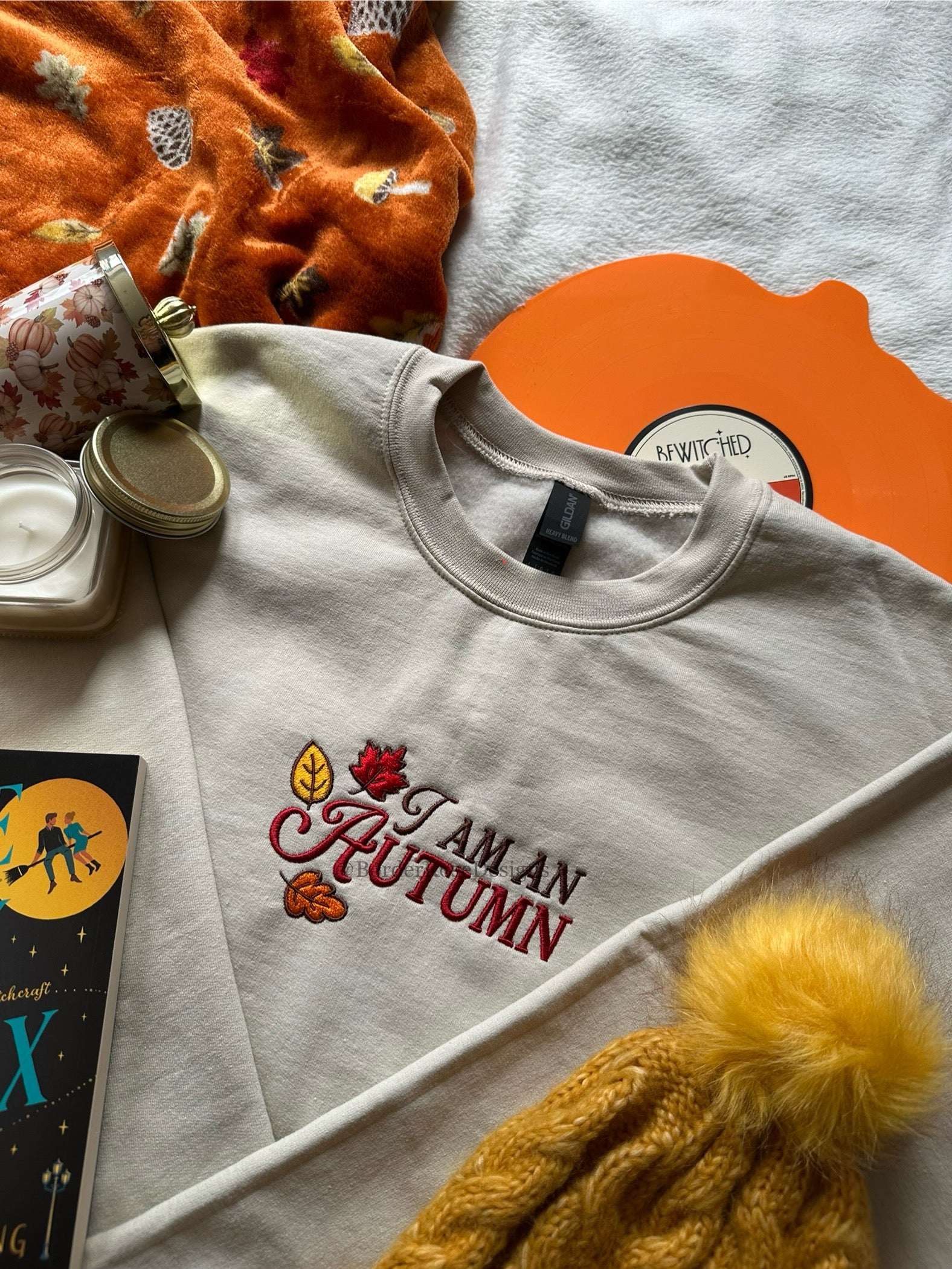 I Am An Autumn Gilmore Girls Unisex Embroidered Sweatshirt
