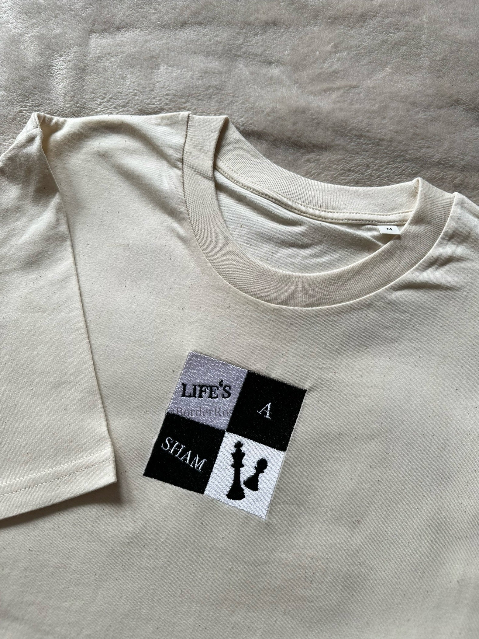 Life's A Sham Falsettos Unisex Embroidered T Shirt