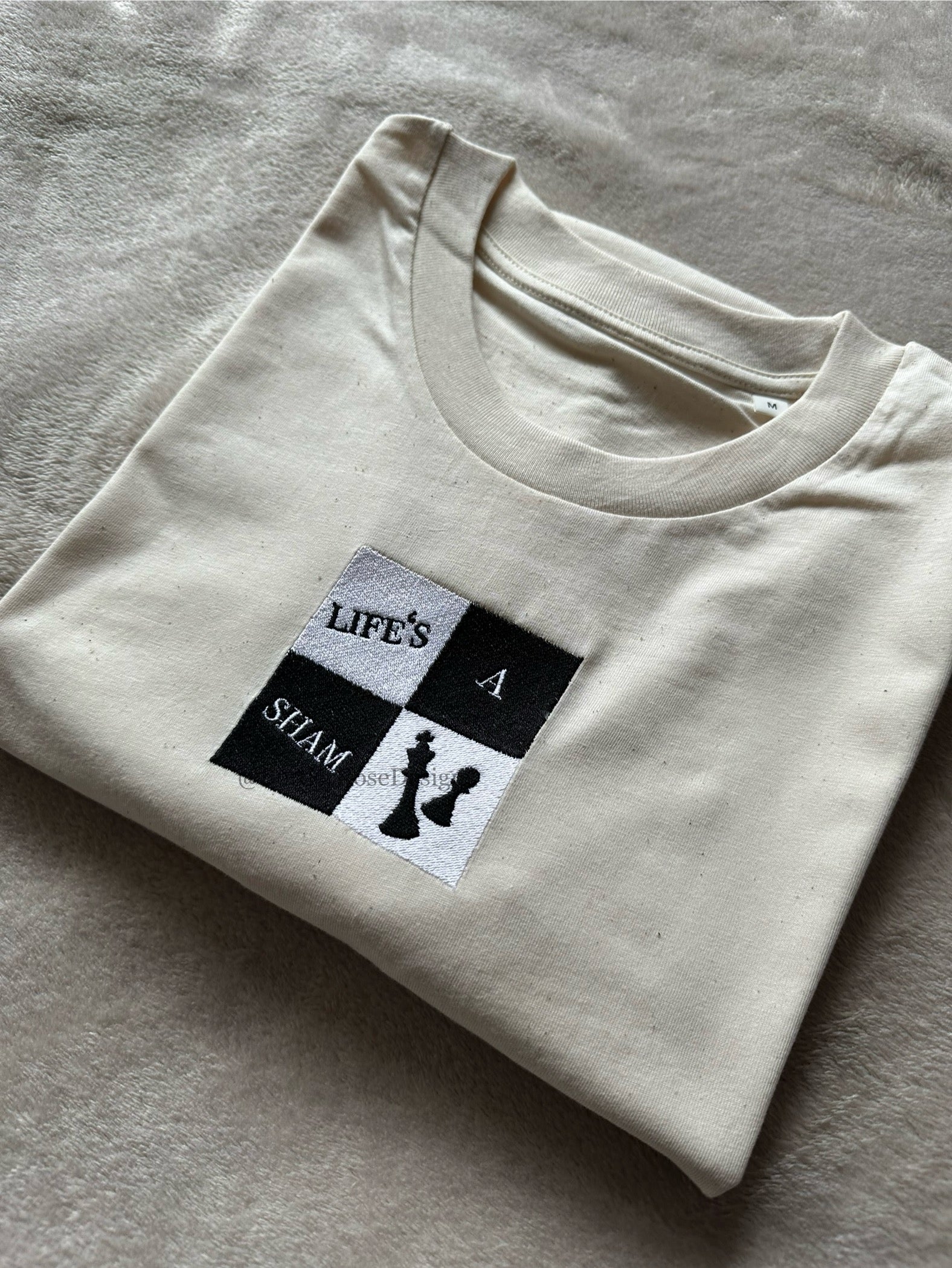 Life's A Sham Falsettos Unisex Embroidered T Shirt