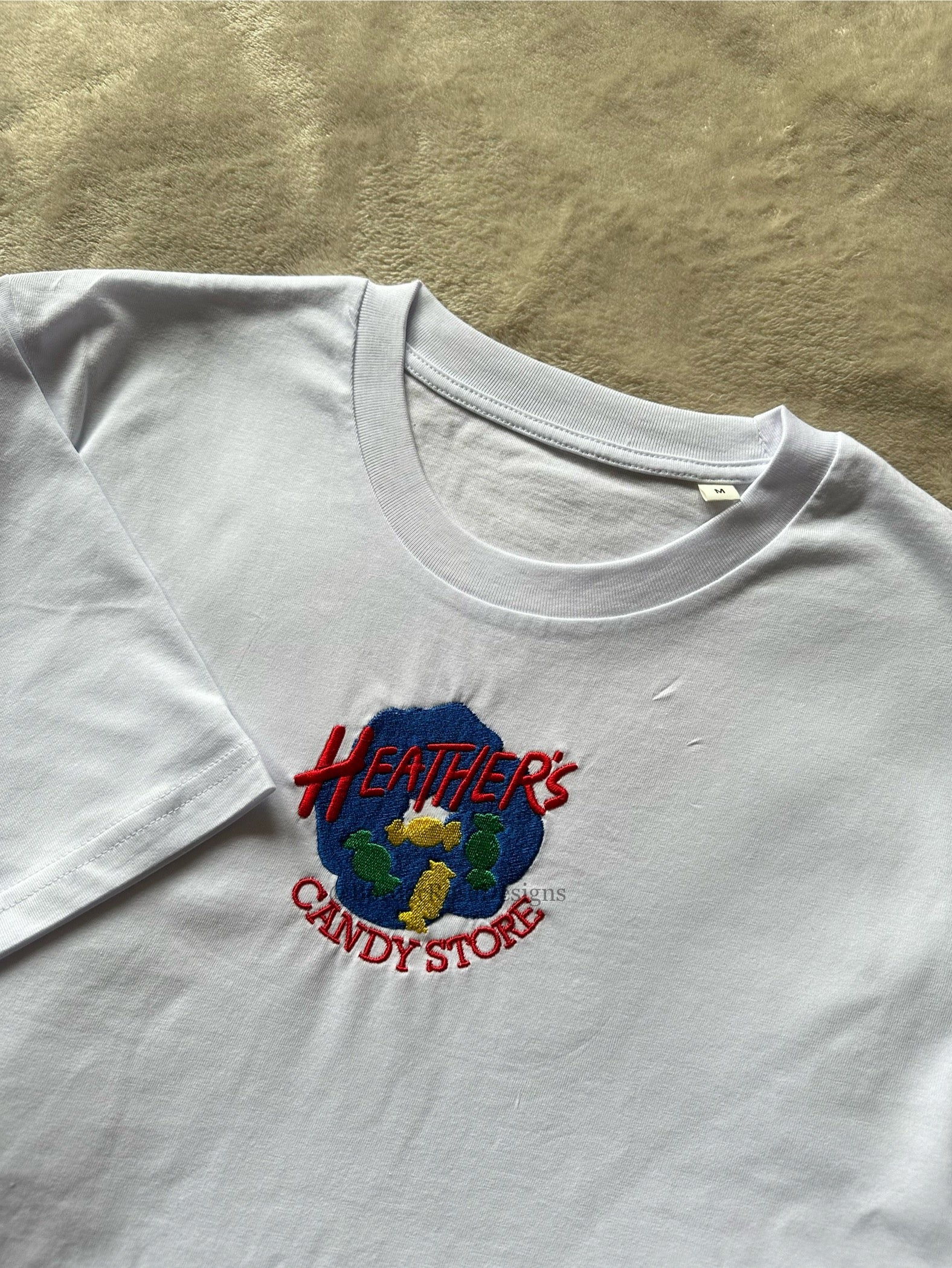 Candy Store Heathers Unisex Embroidered T Shirt