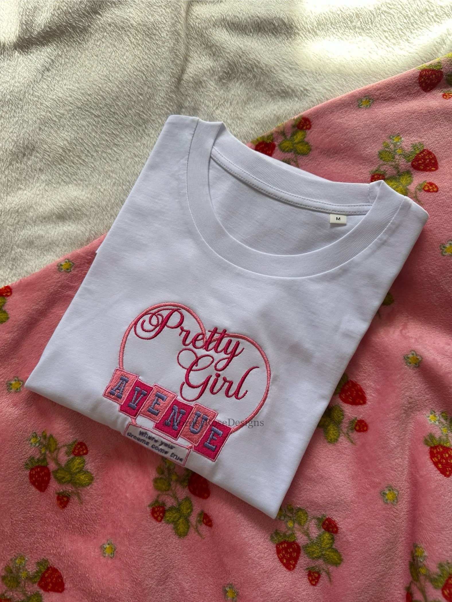 Pretty Girl Avenue House Tour Sabrina Carpenter Inspired Unisex Embroidered T Shirt