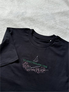 Flying Free Defying Gravity Wicked  Unisex Embroidered T Shirt