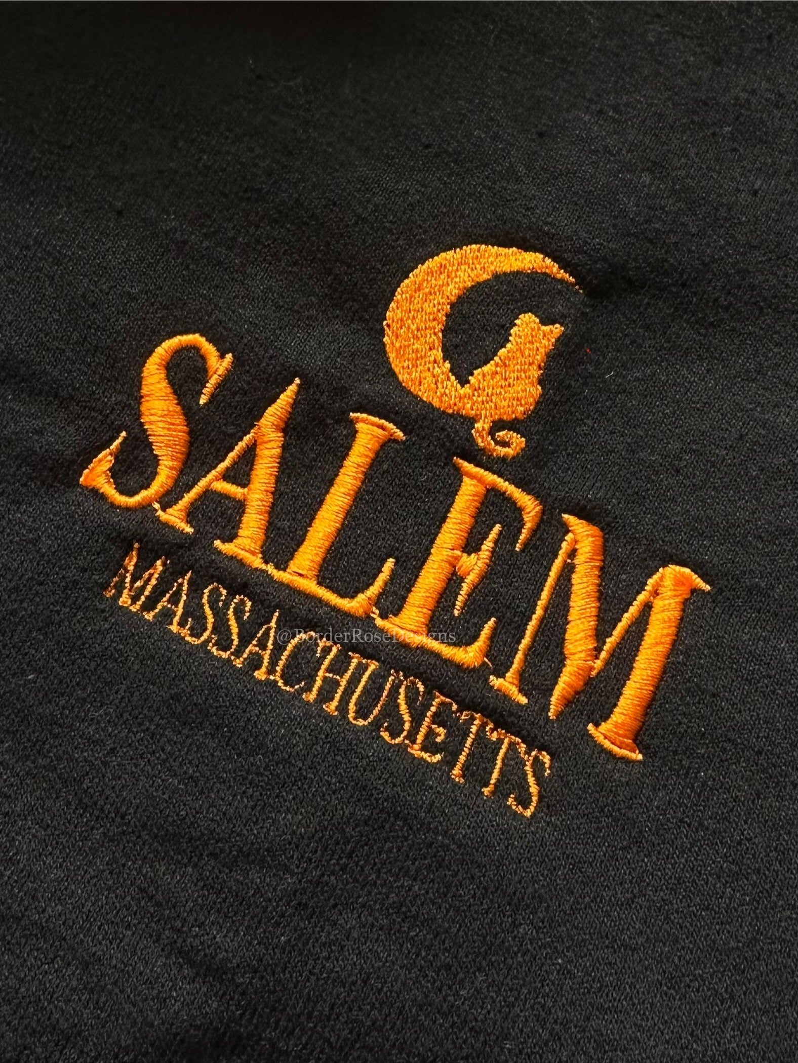Salem Massachusetts Unisex Embroidered Sweatshirt