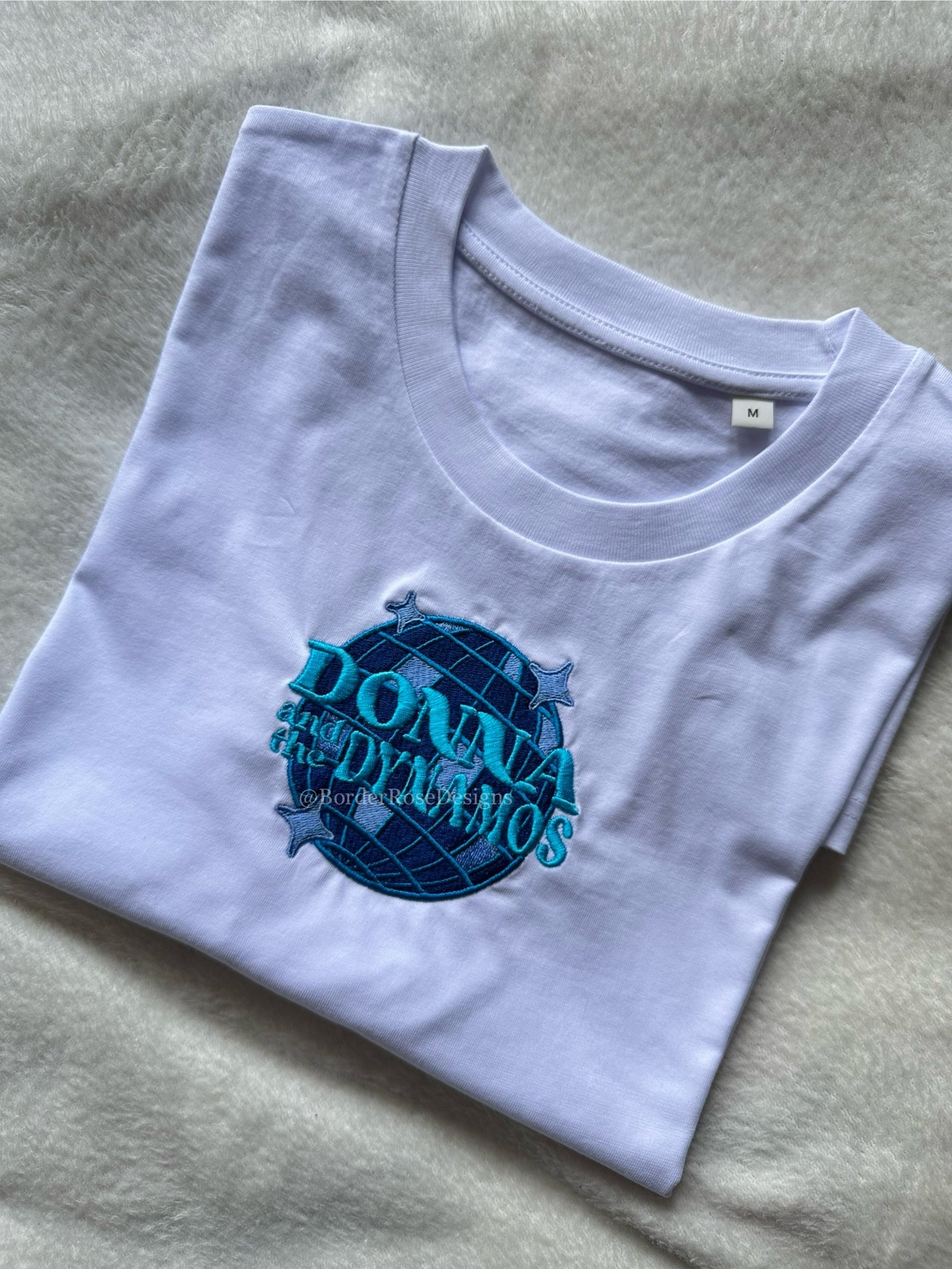 Donna and the Dynamos Mamma Mia Unisex Embroidered T Shirt